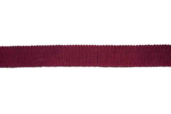 Rainbow Fabrics GG: 15mm Wine Grosgrain Ribbon