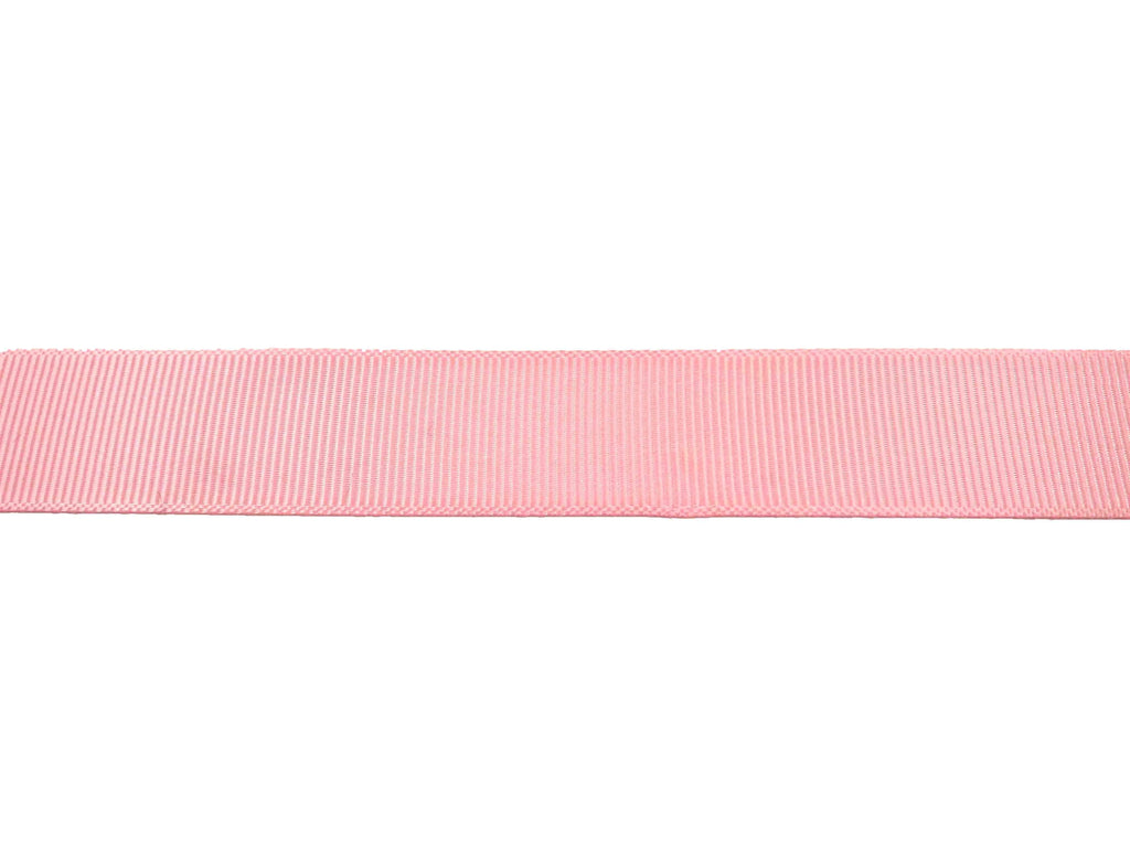 Rainbow Fabrics GG: 22mm Light Pink Grosgrain Ribbon