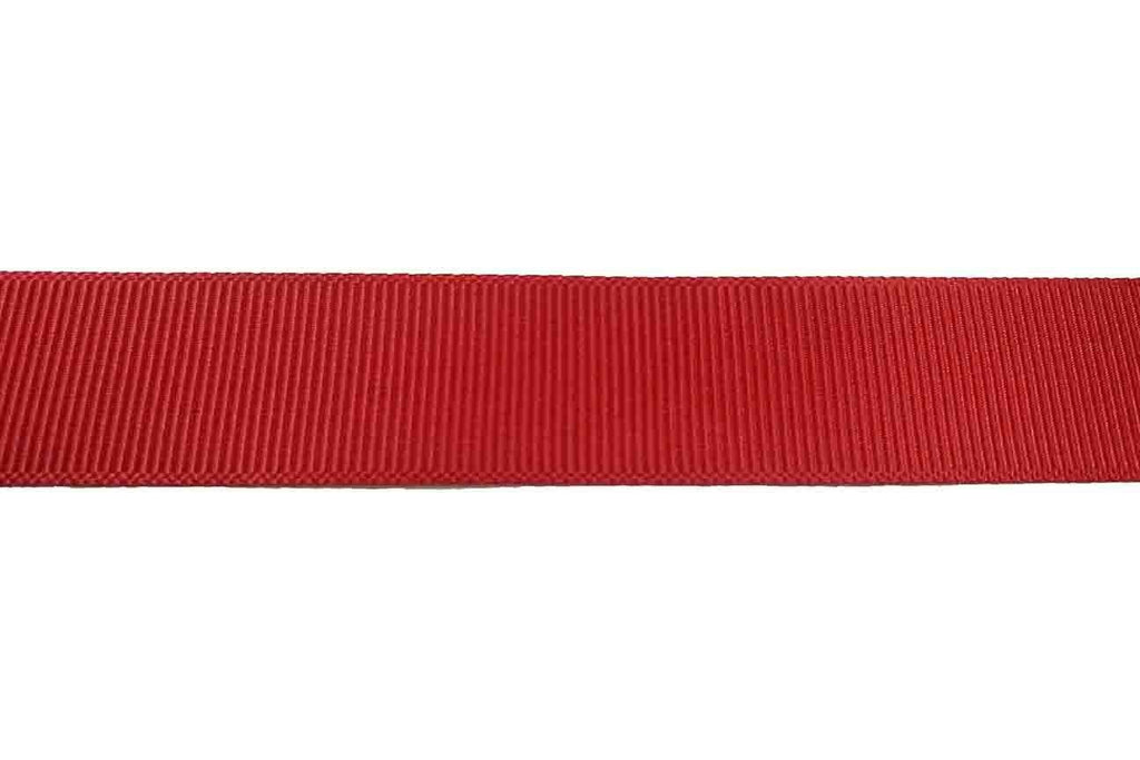 Rainbow Fabrics GG: 22mm Red Grosgrain Ribbon