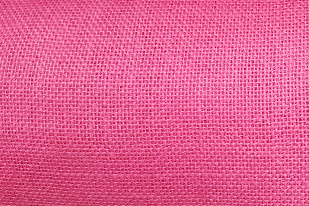 Rainbow Fabrics H1: Hot Pink Hessian/Burlap