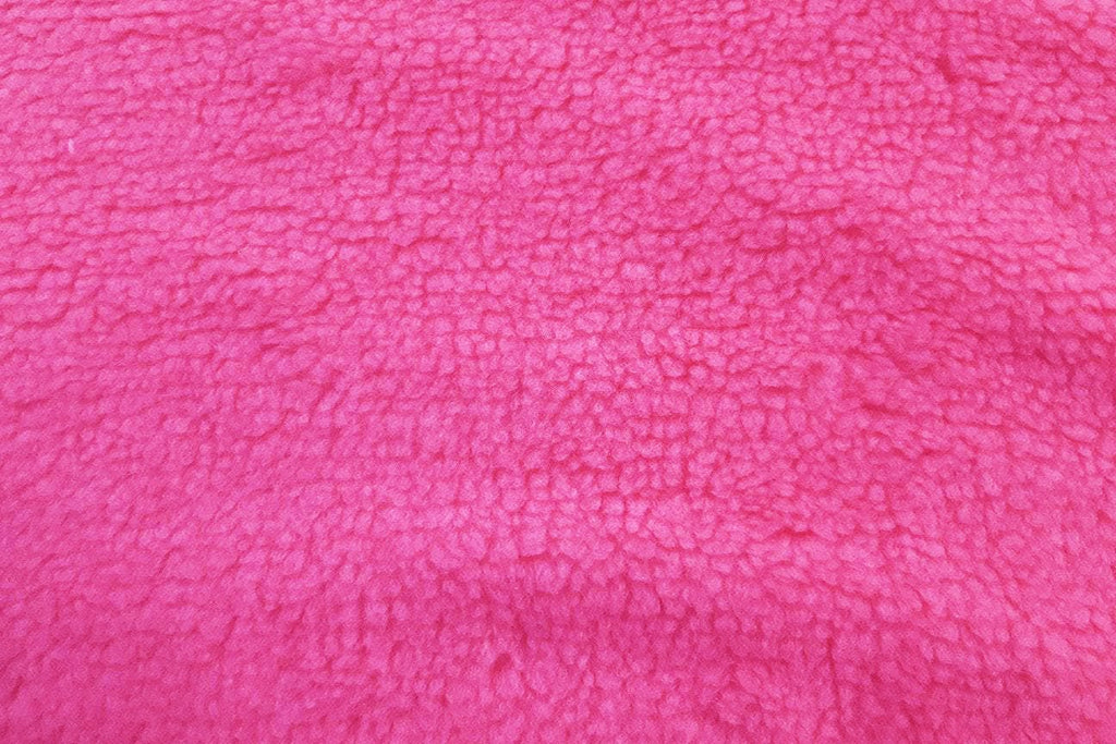 Rainbow Fabrics Hot Pink Sherpa