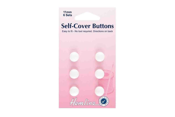 Rainbow Fabrics HY: 11mm Self-Cover Buttons