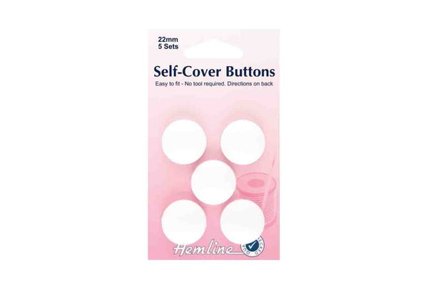 Rainbow Fabrics HY: 22mm Self-Cover Buttons