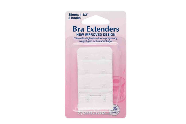 Rainbow Fabrics HY: 38mm Bra Extender - White