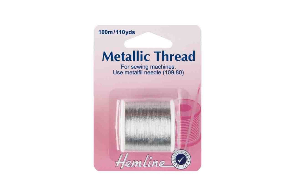 Rainbow Fabrics HY: Metallic Thread - Silver