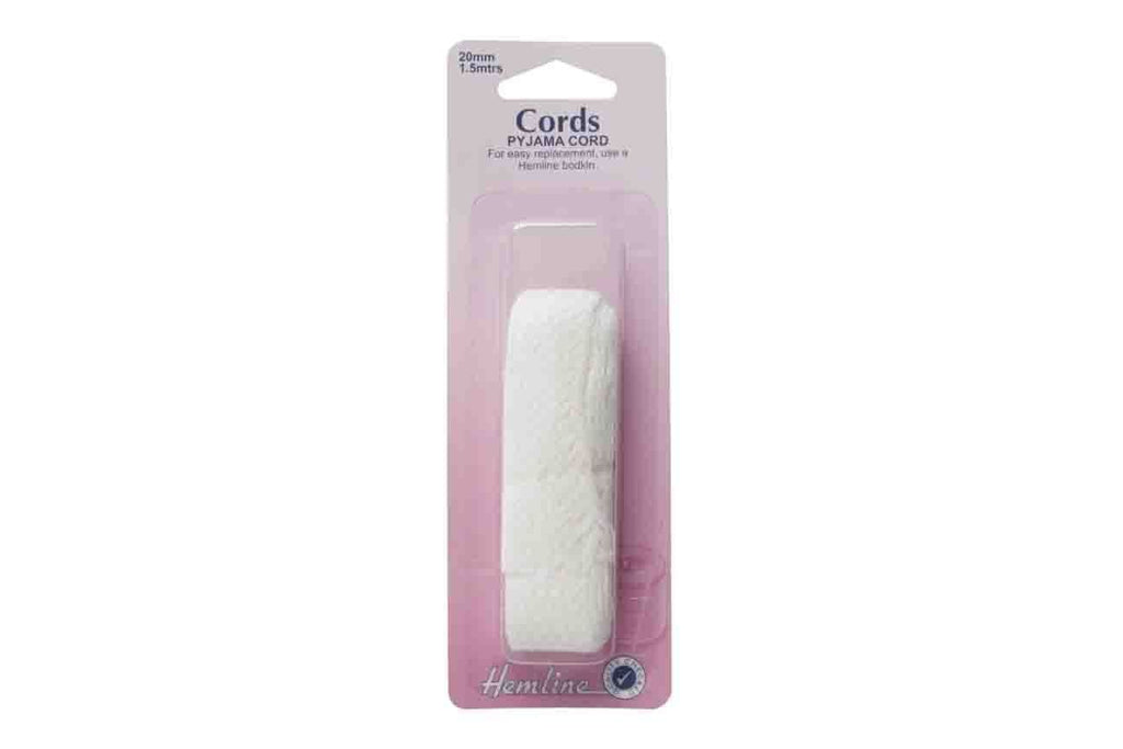 Rainbow Fabrics HY: Polyester Cord - White