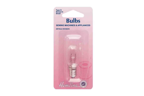 Rainbow Fabrics HY: Screw-In Sewing Machine Bulb - Small