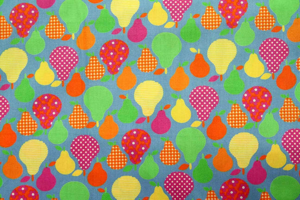Rainbow Fabrics Jellybean Pears Green Green Craft Fabric