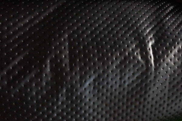 Rainbow Fabrics LE: Black Dots Padded Leatherette Leatherette