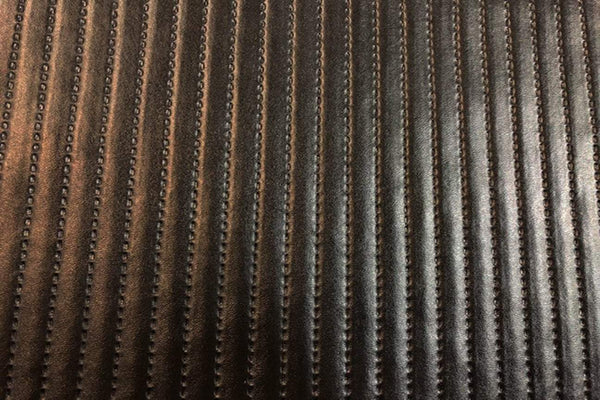 Rainbow Fabrics LE: Dot Stripe Black Leatherette Leatherette Price