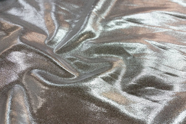 Rianbow Fabrics LF: Liquid Foil Lycra - Silver