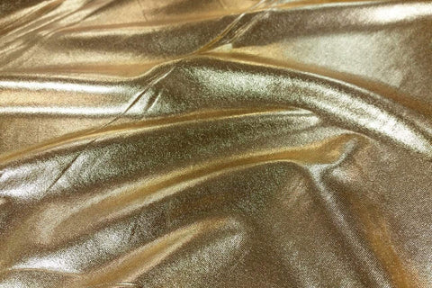 LF: Liquid Foil Spandex - Gold