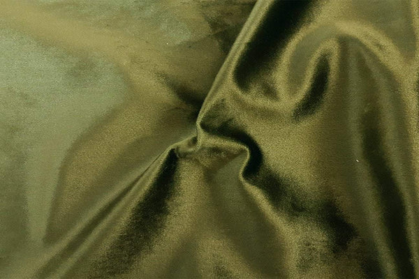 Rainbow Fabrics LV: Army Green Velvet