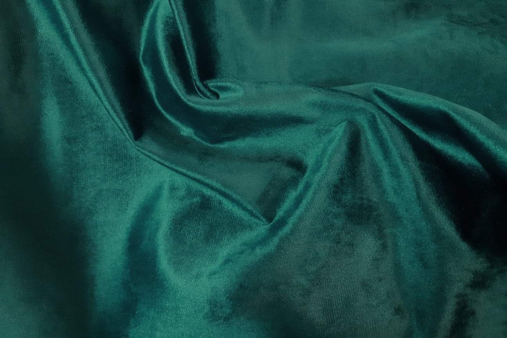 Rainbow Fabrics LV: Dark Turquoise Velvet