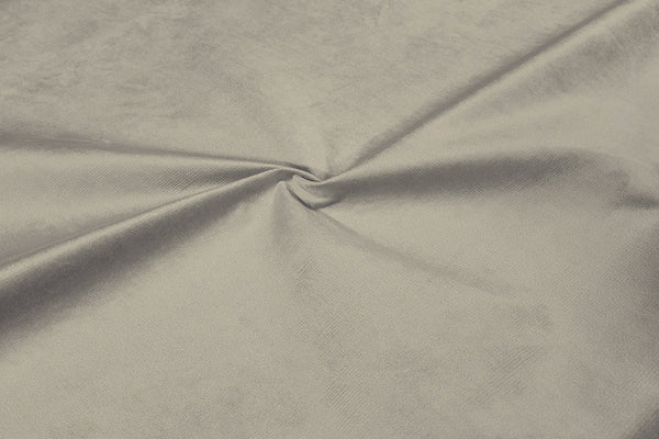 Rainbow Fabrics LV: Light Silver Velvet
