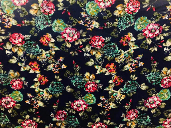 Rainbow Fabrics Midnight Melody Rayon Rayon