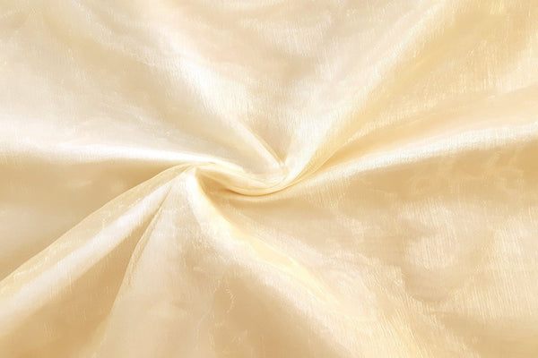 Rianbow Fabrics MO: Faded Yellow Gold Mirror Organza Mirror Organza