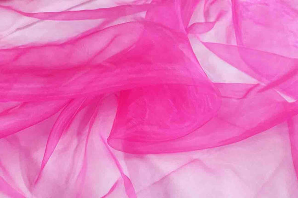 Rianbow Fabrics MO: Hot Pink Mirror Organza Mirror Organza