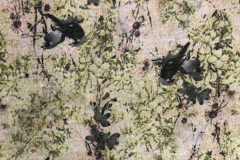 PB:  Spring Floral Polyester Brocade