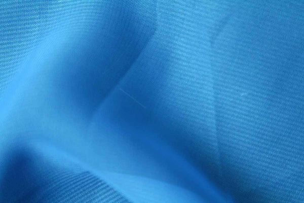 Rianbow Fabrics PC: Blue Spell Plain Chiffon -17 Plain Chiffon