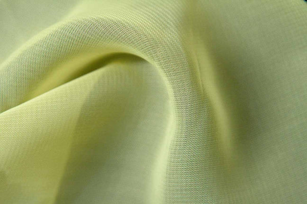 Rianbow Fabrics PC: Buttercrisp Yellow Plain Chiffon Plain Chiffon
