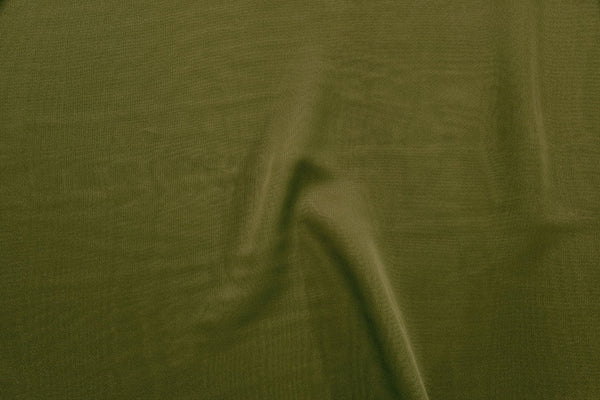 Rianbow Fabrics PC: Olive Green Plain Chiffon Plain Chiffon