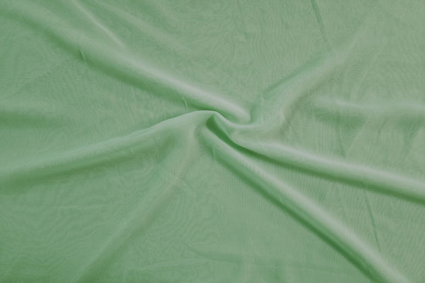 Rianbow Fabrics PC: Pale Mint Plain Chiffon Plain Chiffon