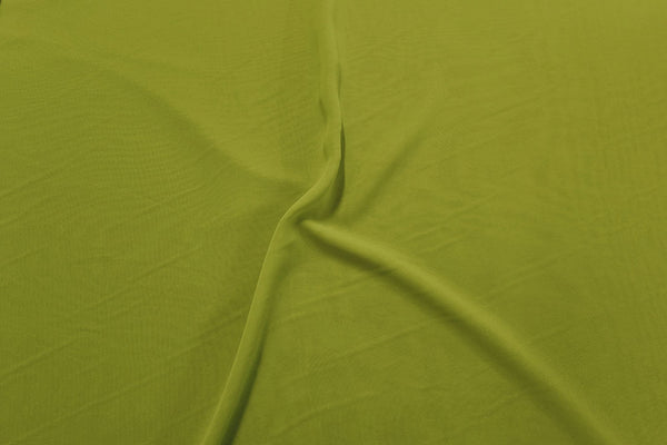Rianbow Fabrics PC: Shrek Green Plain Chiffon Plain Chiffon