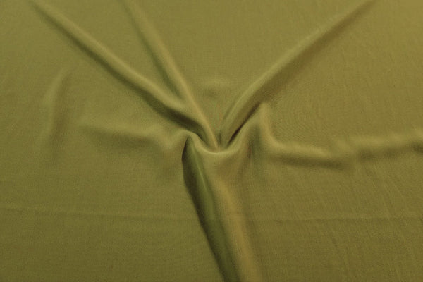 Rianbow Fabrics PC: Split Pea Soup Plain Chiffon Plain Chiffon