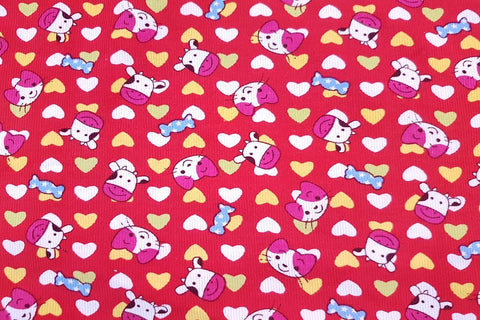 PCC: Cows Love Cats Pinwale Cotton Cord---OUT OF STOCK