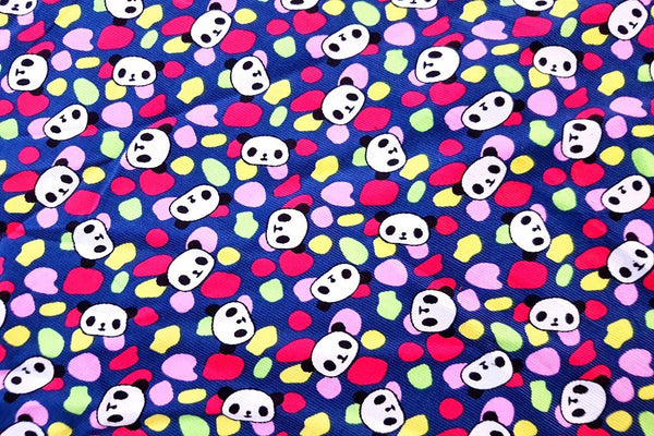 Rainbow Fabrics PCC: Panda Party Pinwale Cotton Cord Pinwale Cotton Cord