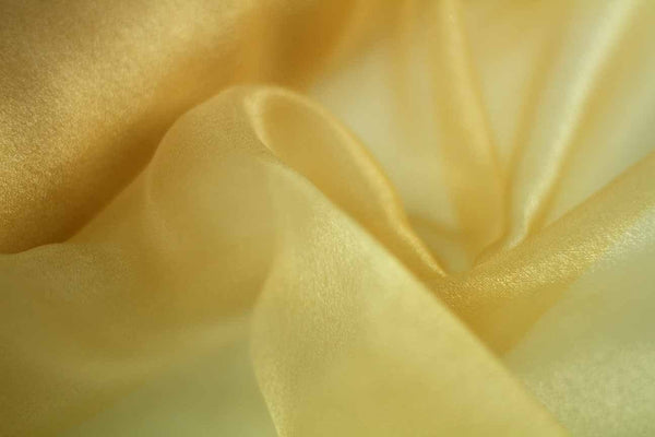 Rianbow Fabrics PCO: Desert Gold Plain Crystal Organza #06 Plain Crystal Organza