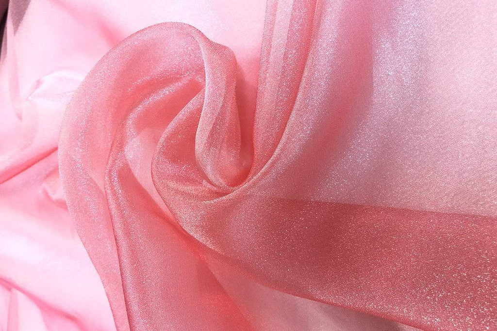 Rianbow Fabrics PCO: Punch Plain Crystal Organza # 31 Plain Crystal Organza