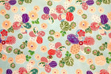 Rainbow Fabrics PCP2: Rainbow Patch Flowers Printed Cotton