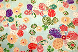 Rainbow Fabrics PCP2: Rainbow Patch Flowers Printed Cotton