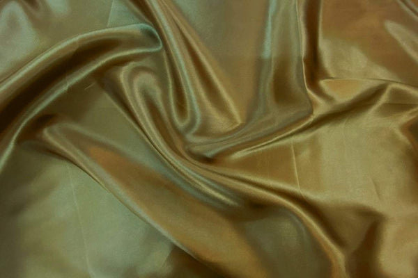 Rianbow Fabrics PS: Brown Gold Polyester Satin - 18 Polyester Satin