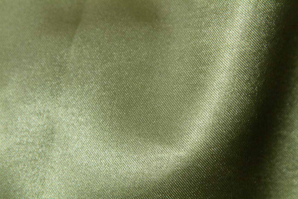 Rianbow Fabrics PS: Grove Green Polyester Satin Polyester Satin
