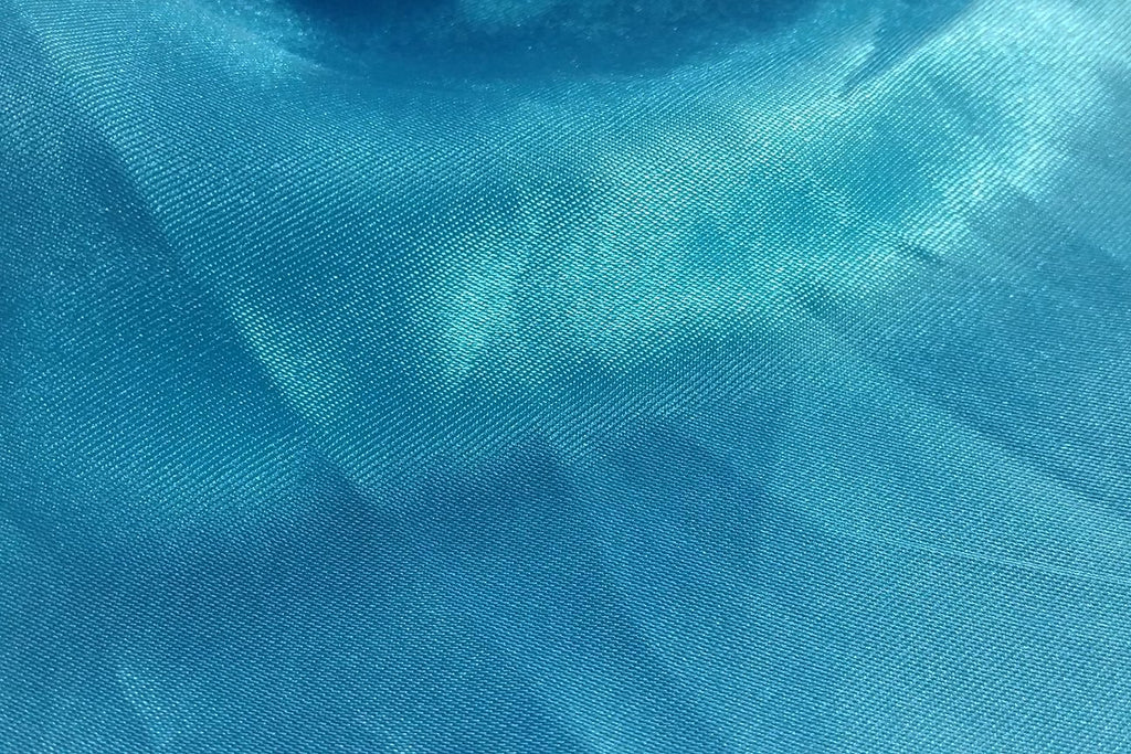 Rianbow Fabrics PS: Malibu Blue Polyester Satin Polyester Satin