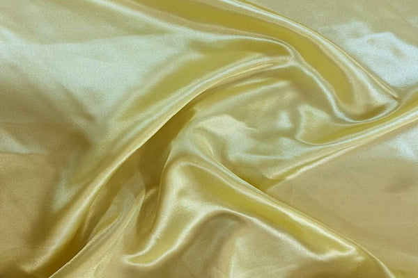 Rianbow Fabrics PS: Old Gold Polyester Satin - 35 Polyester Satin