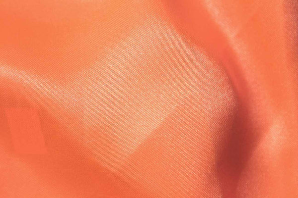 Rianbow Fabrics PS: Sunset Orange Polyester Satin Polyester Satin