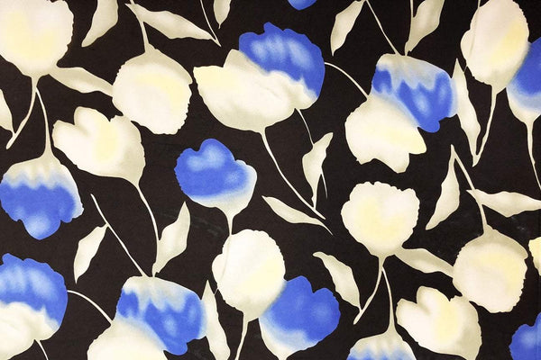 Rainbow Fabrics PTC: Tulip Abstract Printed Chiffon Price per meter