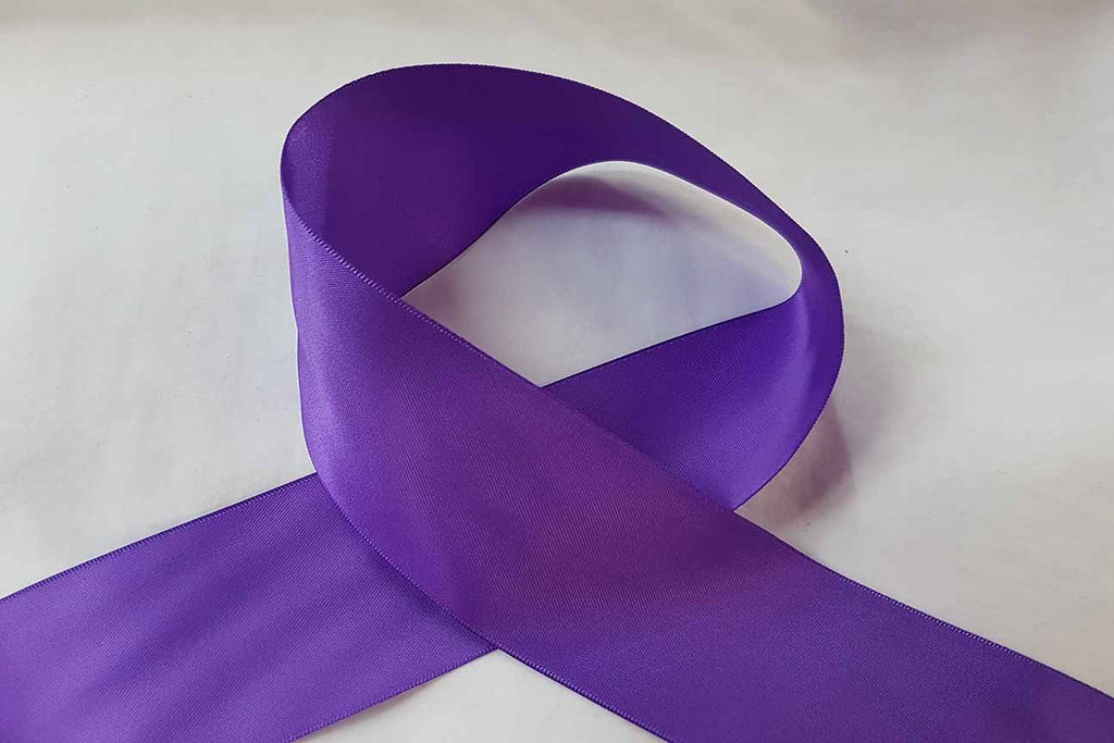 Rainbow Fabrics Purple Ribbon