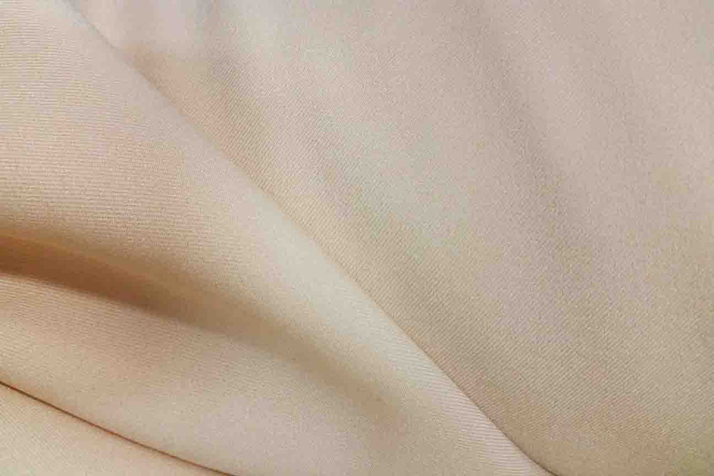 Rianbow Fabrics PV: Cream Polyester Viscose Spandex Polyester Viscose Spandx