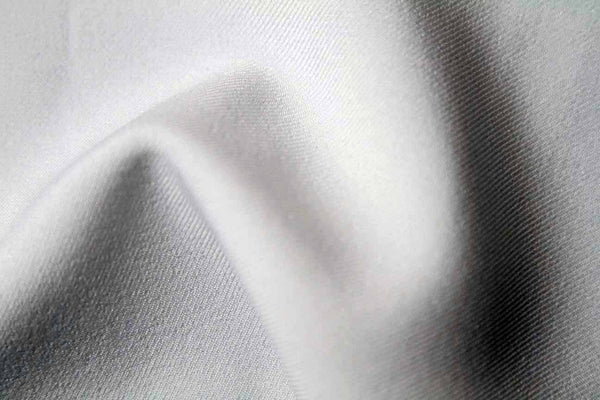 Rianbow Fabrics PV: Off White Polyester Viscose Spandex Polyester Viscose Spandx