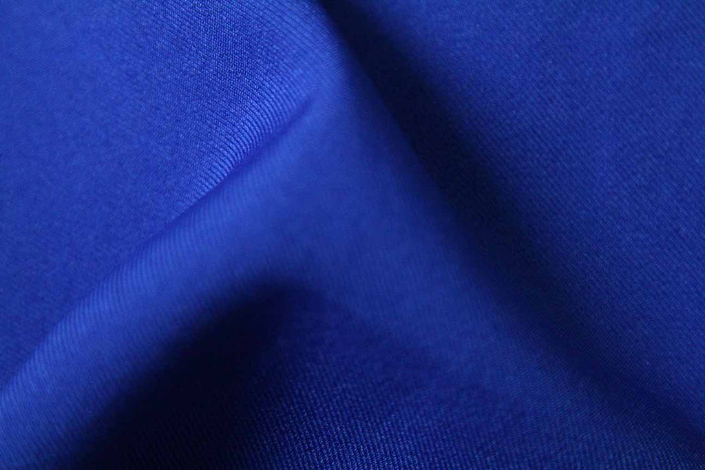 Rianbow Fabrics PV: Regatta Blue Polyester Viscose Spandex Polyester Viscose Spandx