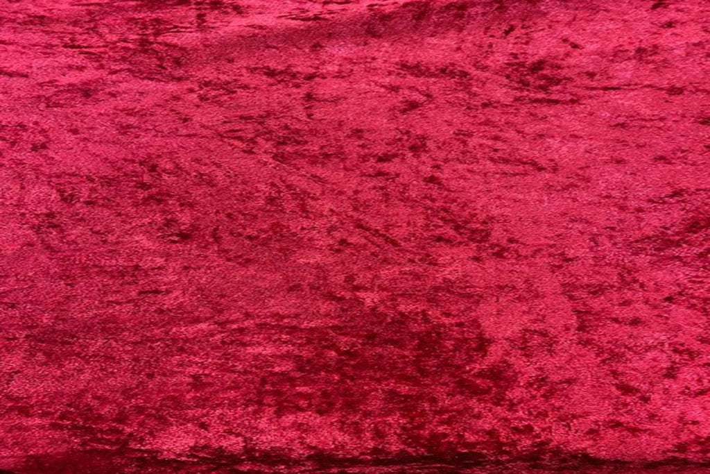 Rainbow Fabrics Ruby Red Crushed Velvet