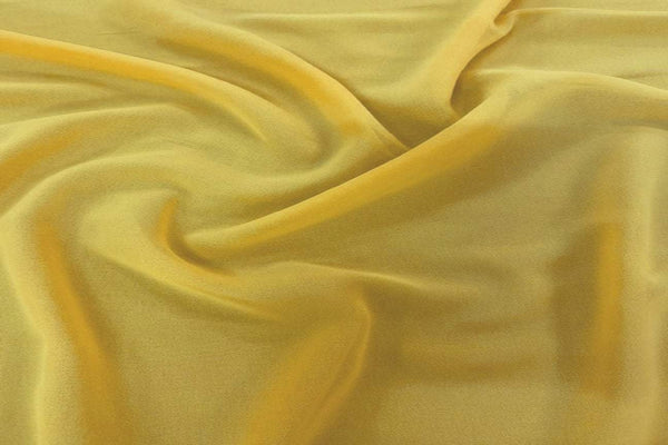 Rianbow Fabrics SC: Daffodil Yellow Silky Chiffon Silky Chiffon