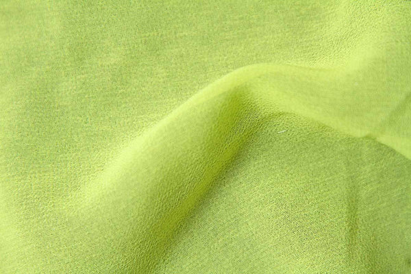 Rianbow Fabrics SC: Dynamic Lime Silky Chiffon Silky Chiffon