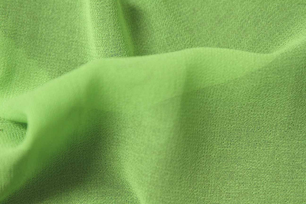 Rianbow Fabrics SC: Everessence Lime Silky Chiffon Silky Chiffon