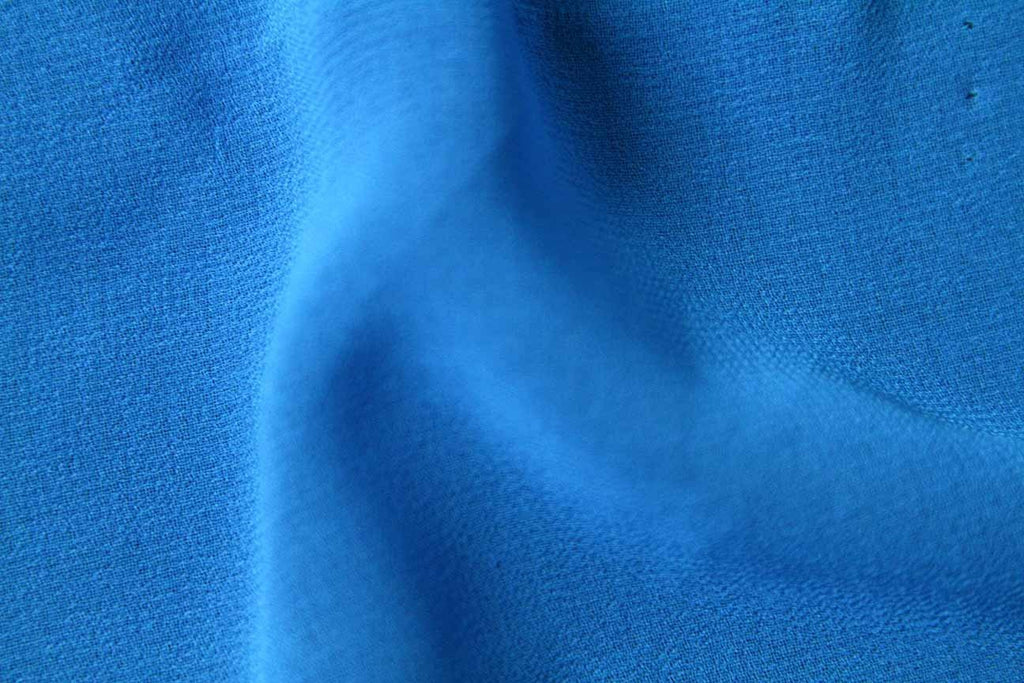 Rianbow Fabrics SC: Tranquil Blue Silky Chiffon Silky Chiffon